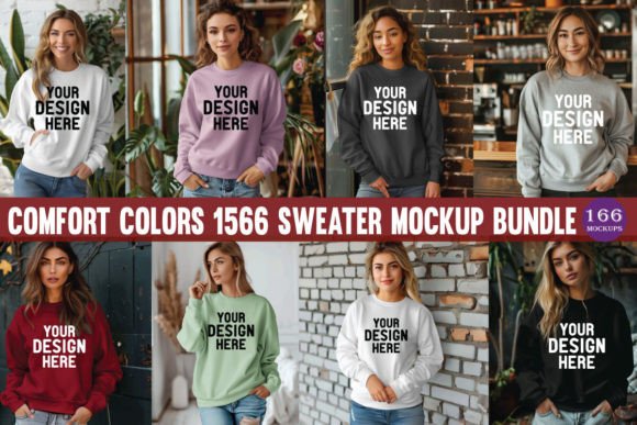 Comfort Color 1566 Graphics for Hoodies Sweatshirts