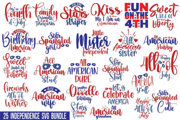 Independence Day SVG Bundle: Graphics & T-Shirt Designs