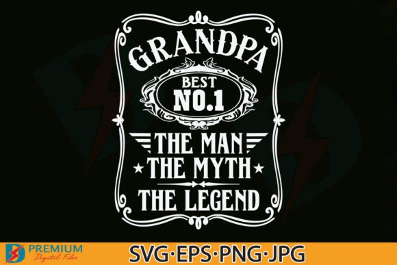 Vintage Grandpa SVG: Graphics & T-Shirt Designs